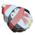 Karácsonyi fémdoboz - Pingvin