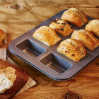 Mini kenyér sütőforma - 8 adagos - szendvics, zsemle, téglalap