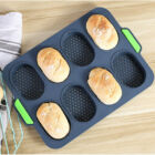 Zsemle/ Mini kenyér szilikon sütőforma merevítővel - 6 adagos