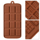 Mini tábla csoki szilikon forma - 12 adagos