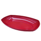 Színes műanyag ovális tányér - 31cm