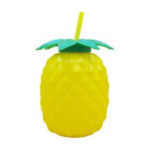 Ananász pohár fedővel és szívószállal - 800ml