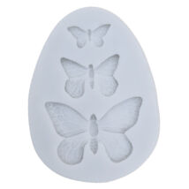 Pillangók 3-as fondant/marcipán szilikon forma