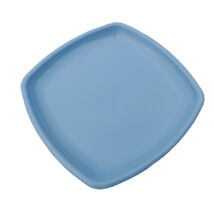 Szögletes műanyag tányér - 23,5cm