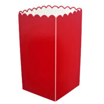 Popcorn doboz szett - 6db - piros