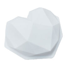 Gyémánt szív mousse szilikon forma