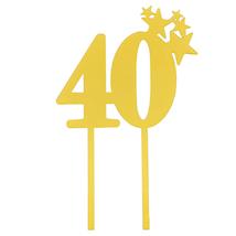 Számos arany tortabeszúró - 40