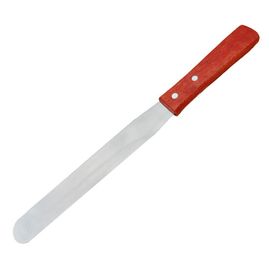 Cukrász spatula kenőkés fa nyéllel - 32,5cm