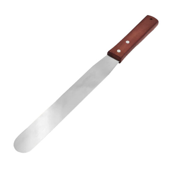Cukrász spatula kenőkés fa nyéllel - 33cm