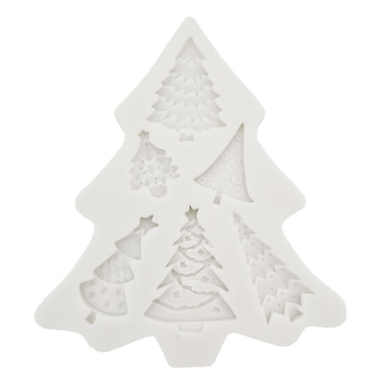 Karácsonyfa variációk szilikon forma