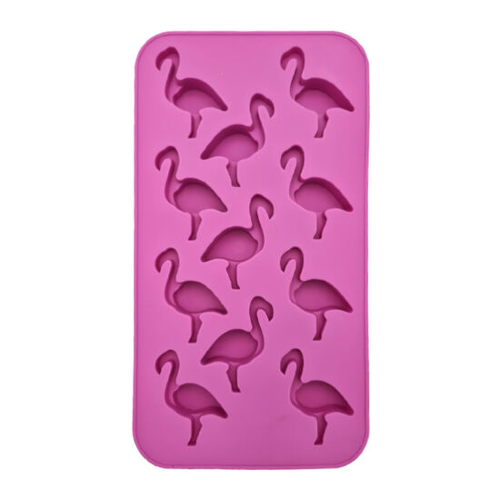Szilikon jégkocka készítő forma - Flamingó