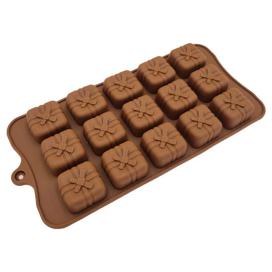 Ajándék bonbon szilikon forma - 15 adagos