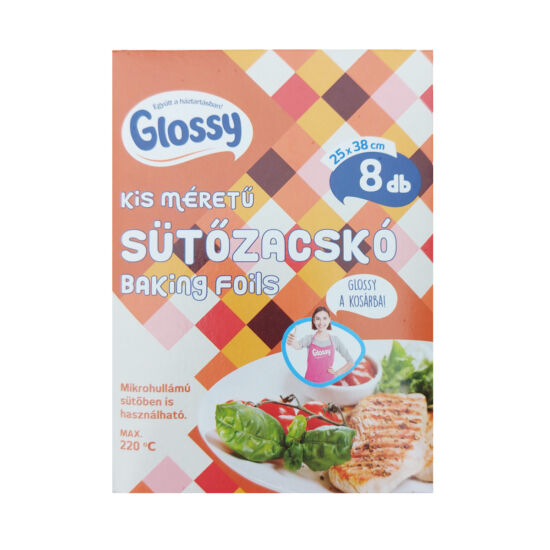 Glossy sütőzacskő 25x38cm -8db