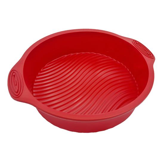 Kerek szilikon sütőforma - bordázott - 23cm