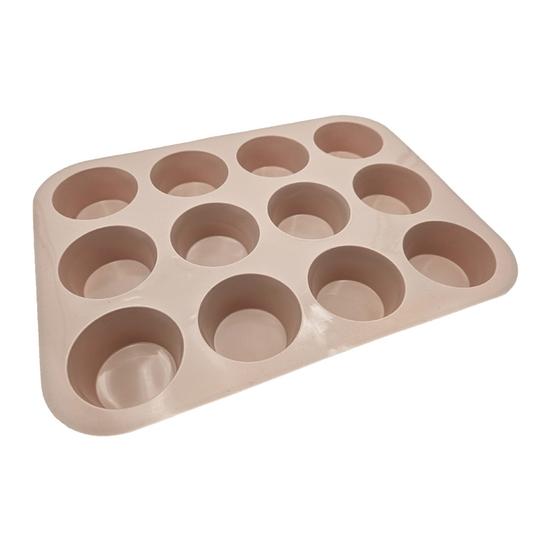 Muffin szilikon forma - 12 adagos - 6cm