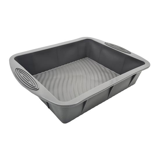 Téglalap alakú szilikon forma - bordázott