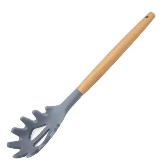 Tésztaszedő kanál 32cm - szürke
